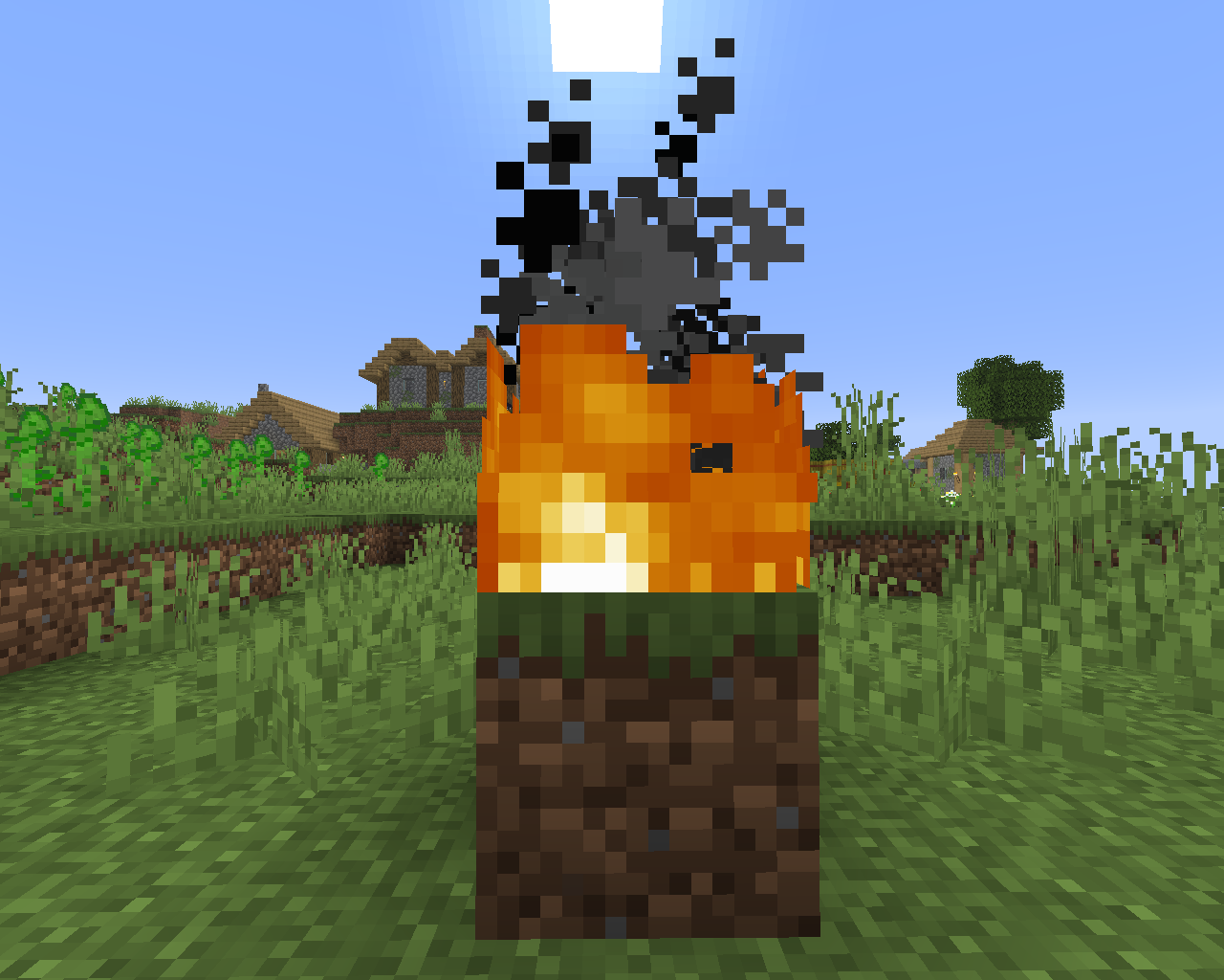 ✔️ Fire on the ground is unchanged unlike in other packs