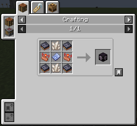 Crafting Recipe for the Backup Drive