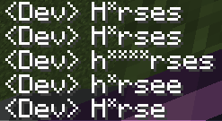 censored horse words