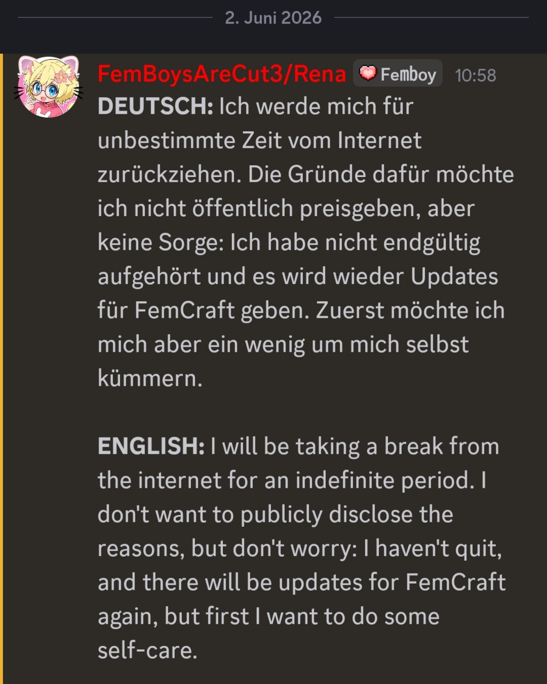 Statement