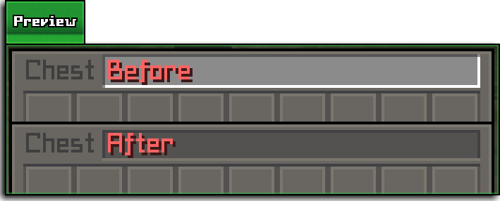 In game preview of the addon.