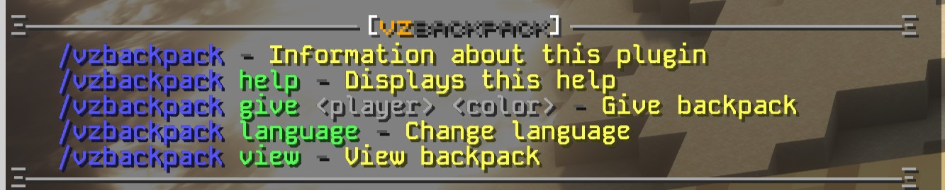 Some commands