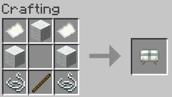 White Parachute Crafting Recipe