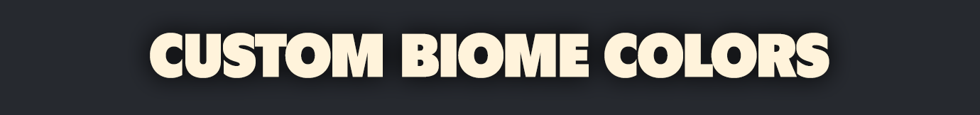 Custom Biome Colors TITLE