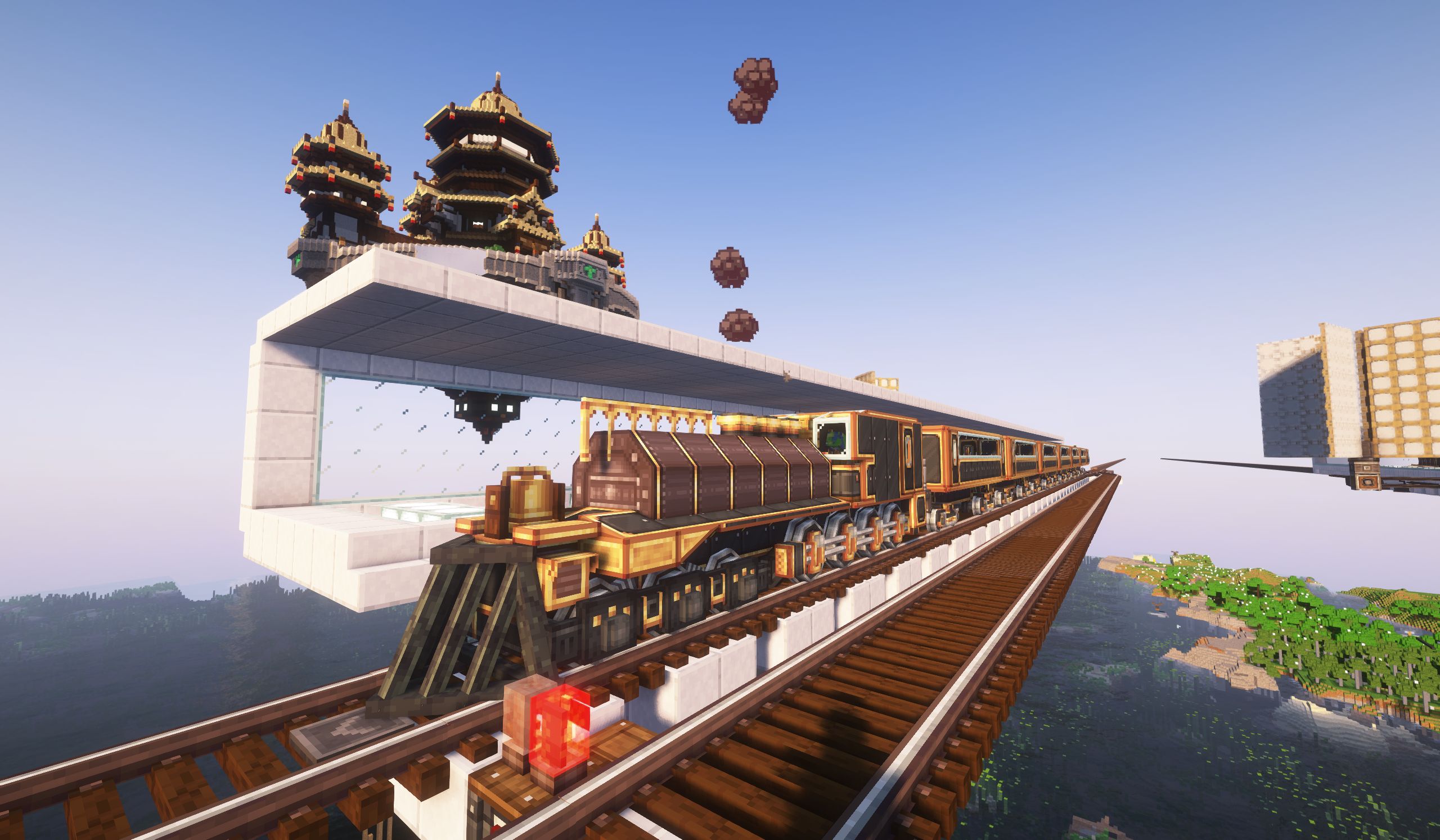 My train in a station