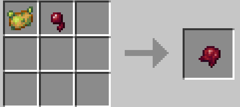 Crafting recipe for the fermented spider eye