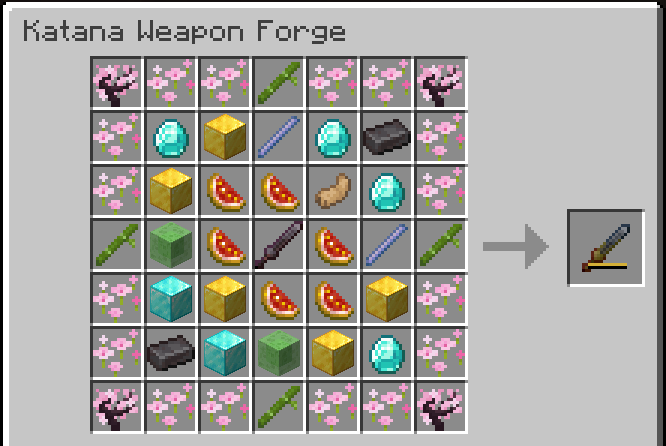 Shoguns Katana Recipe