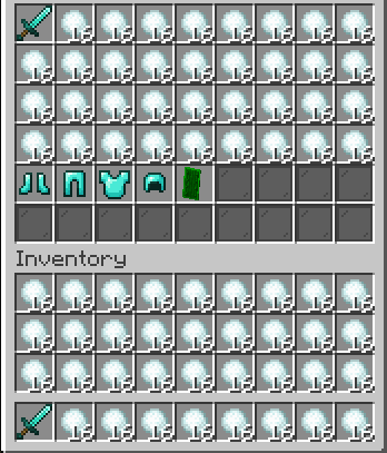 This image shows the GUI where the players inventory is displayed.
