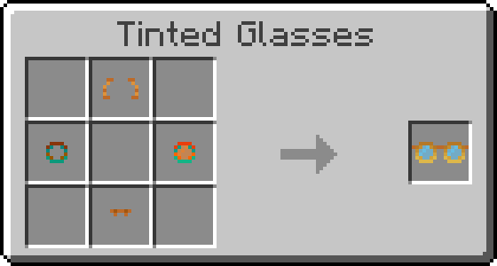 Sample glasses made from a Deconverge and Tube lens