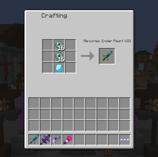 A Picture of how the recipes GUI looks