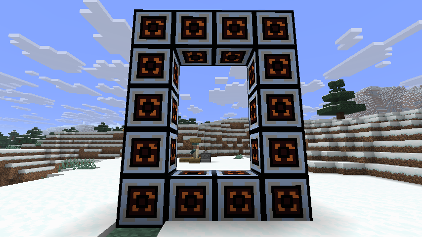 I Build A Portal With Gun Core Block.