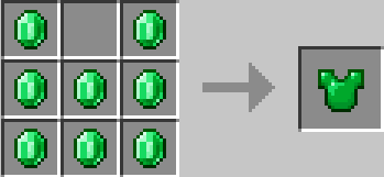 Emerald Chestplate Recipe
