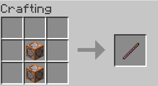 Debug Stick Crafting Grid