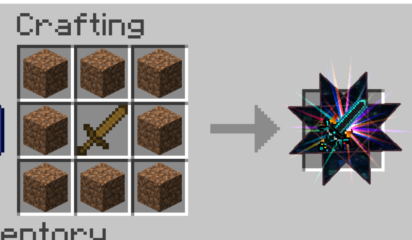 Infinity Matter Dominator Sword Recipe(Easy Mode)
