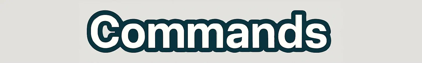 Commands Banner