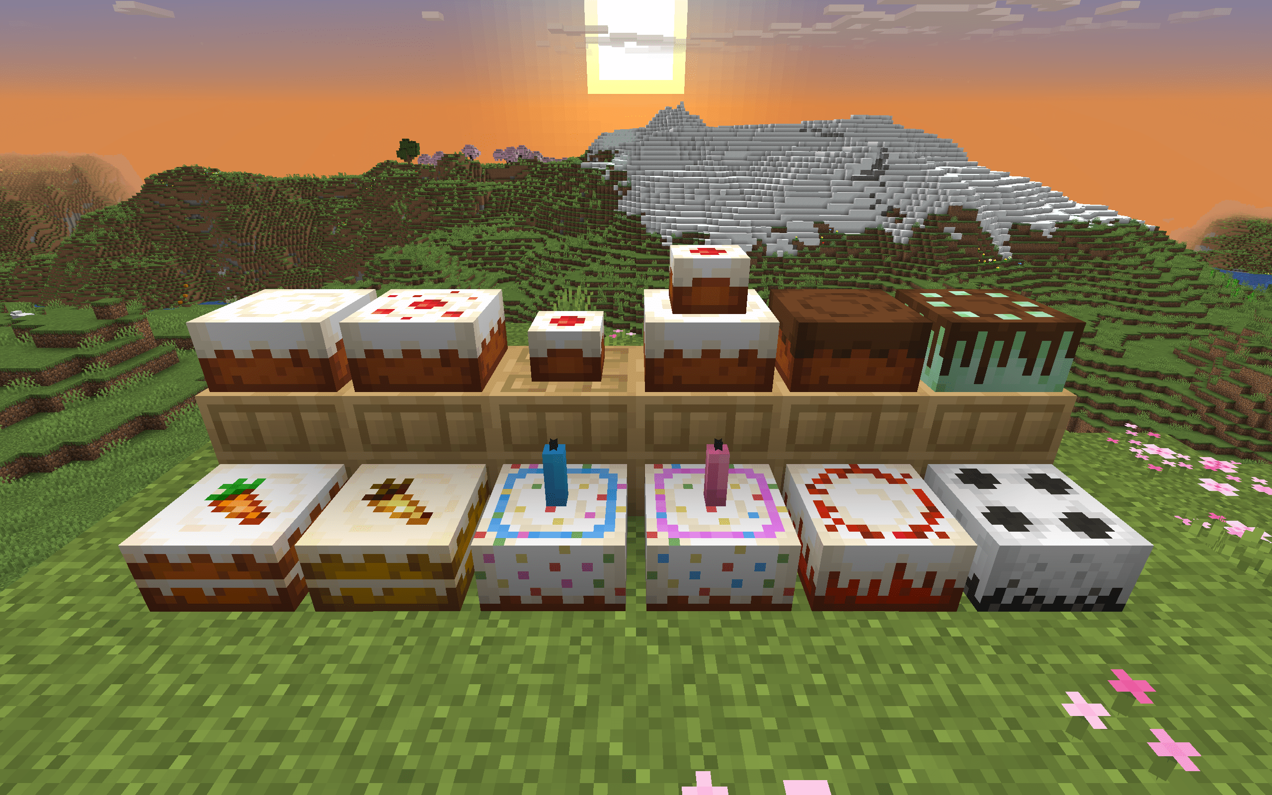 All cakes that are in this resource pack.