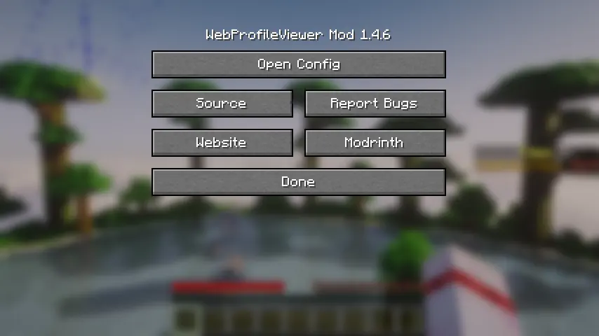 mod screen