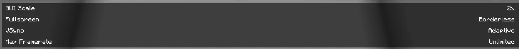 Borderless Fullscreen added