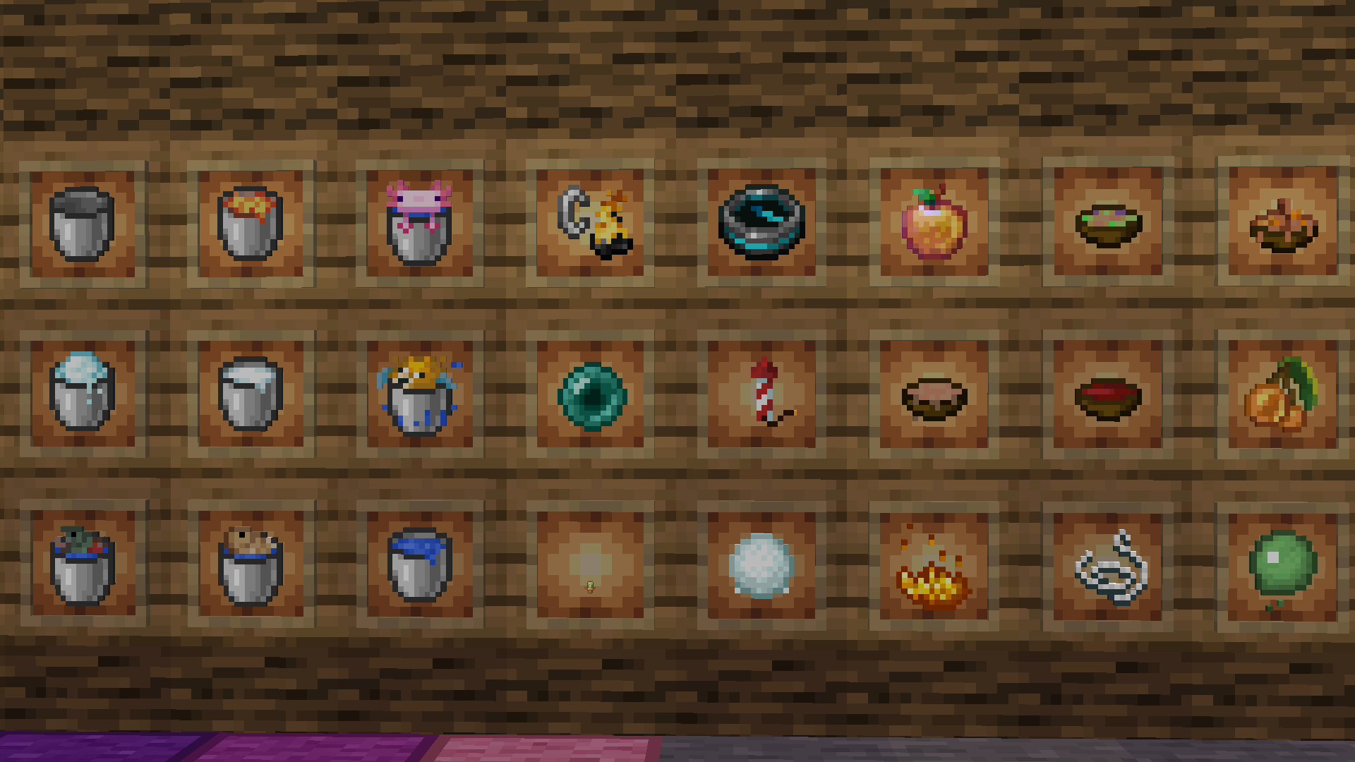 已添加的有动画的物品 animated items added