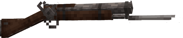 Musket with Wooden Stock and Bayonet