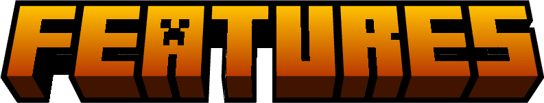 a Text that says Features