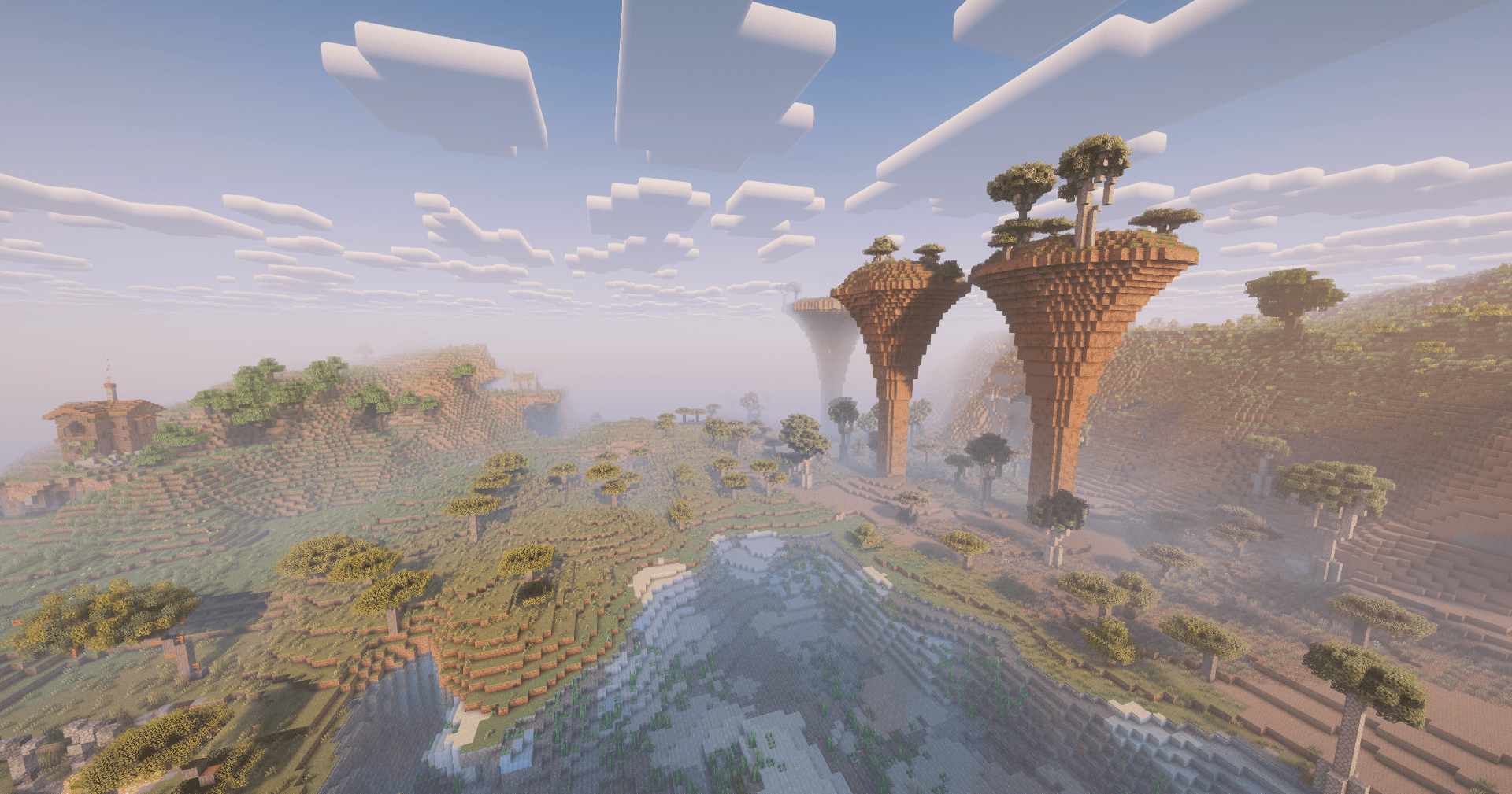 Explore world with world generation mods and structures, with custome loot chest !