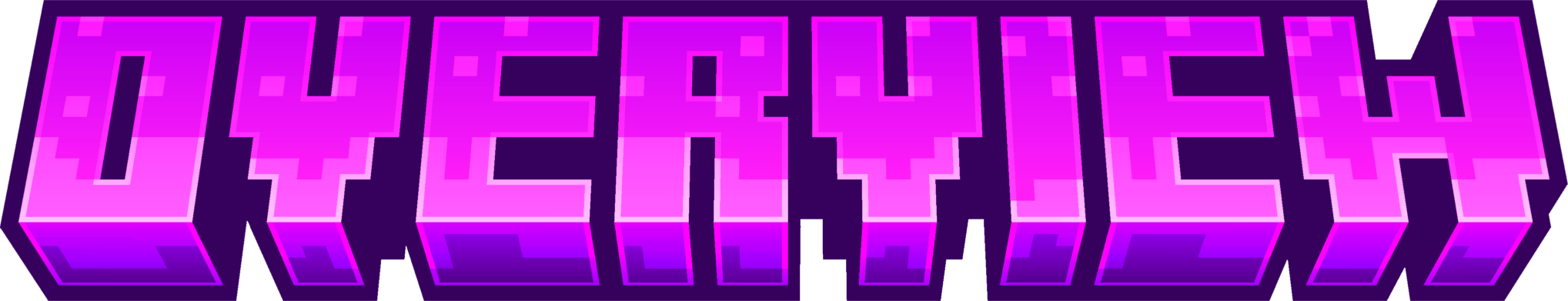Minecraft Themed Overview Title