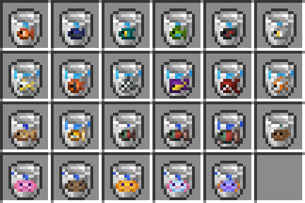 sealed buckets textures are tweaked to a can shape to reduce the number of color palettes