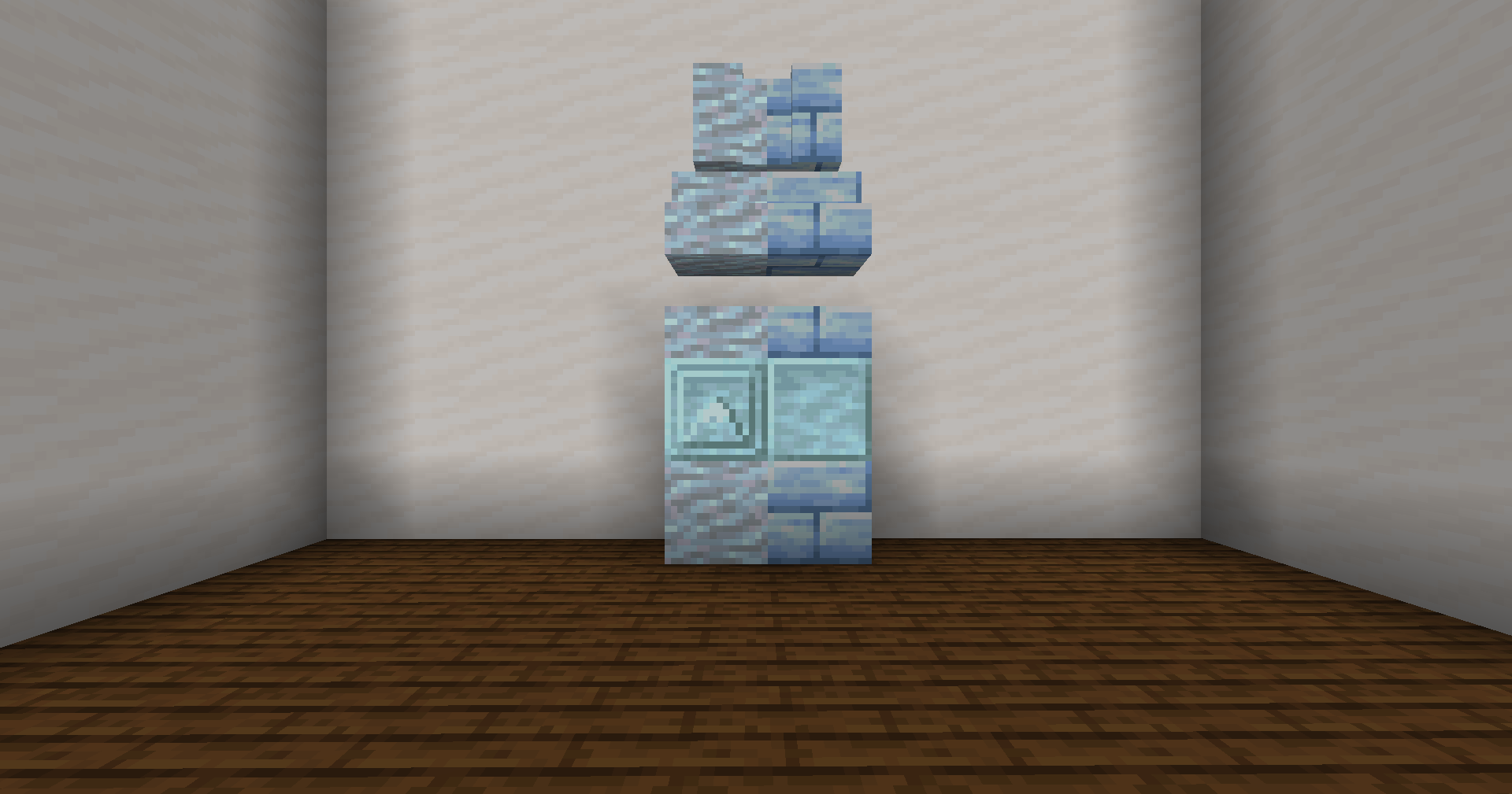 The crestshale blocks on a background of quartz