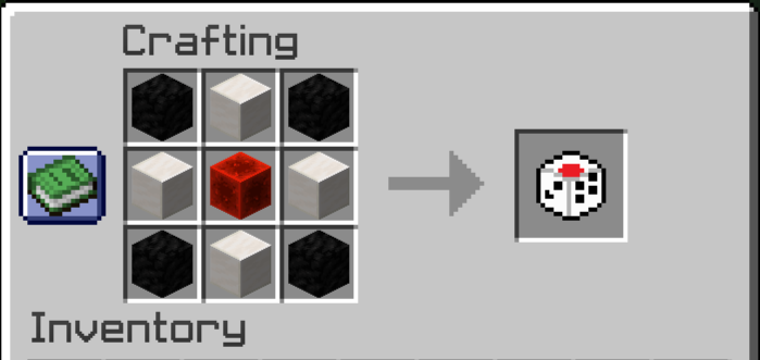 Dice crafting recipe