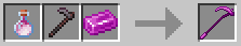 Enderite scythe crafting