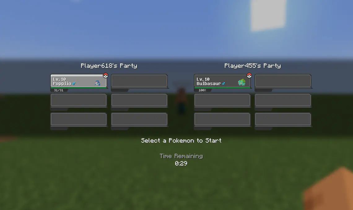 Battle Preview Screen