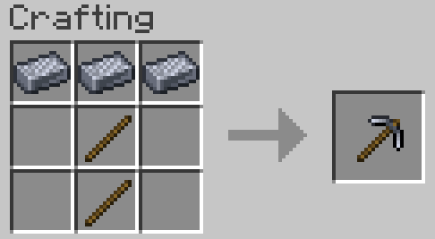 steel pickaxe craft
