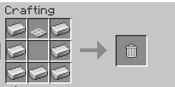 Crafting a Iron Trash 