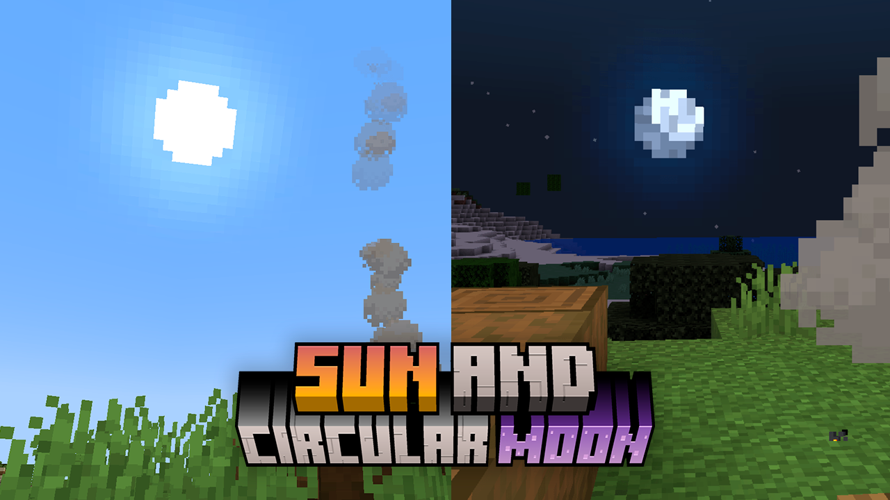 Banner sun and moon