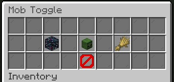 FoMobToggle GUI with all mobs, monsters, and passive mob toggles