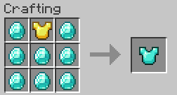 Gold armor -> Diamond Armor