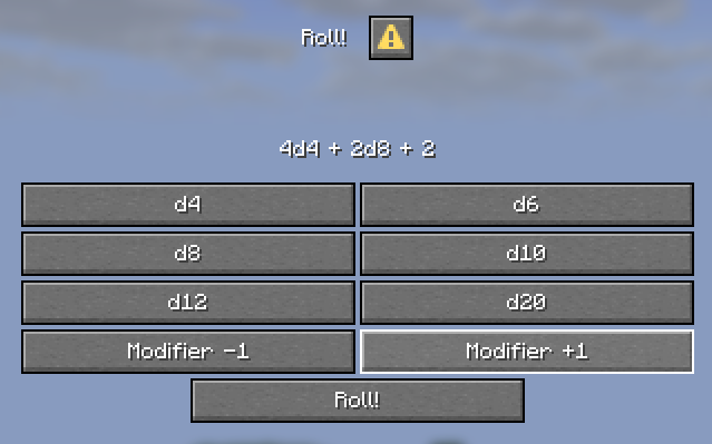 Roll Interface with Formula
