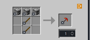 AutoSmelt Pickaxe