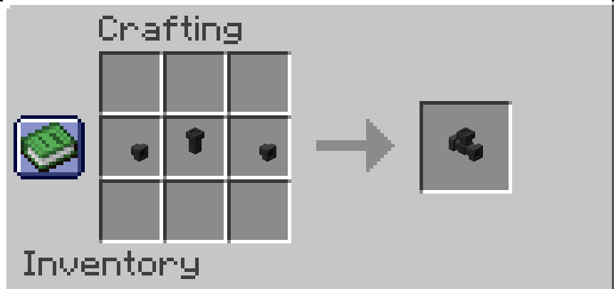 2-way Item Splitter Recipe: 3-way Item Splitter Recipe: Empty, Empty, Empty, Splitter Output, Splitter Input, Splitter Output, Empty, Empty, Empty