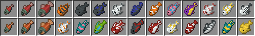 Fish Item Texture Variants