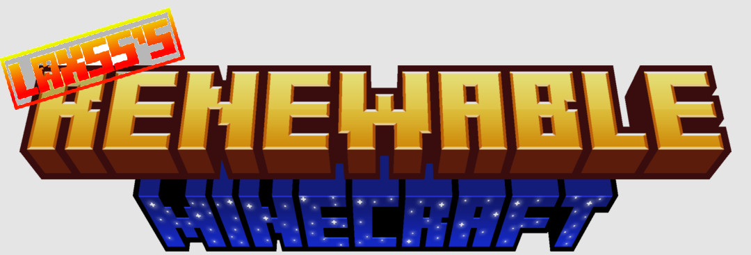 LAXSS's Renewable Minecraft Logo