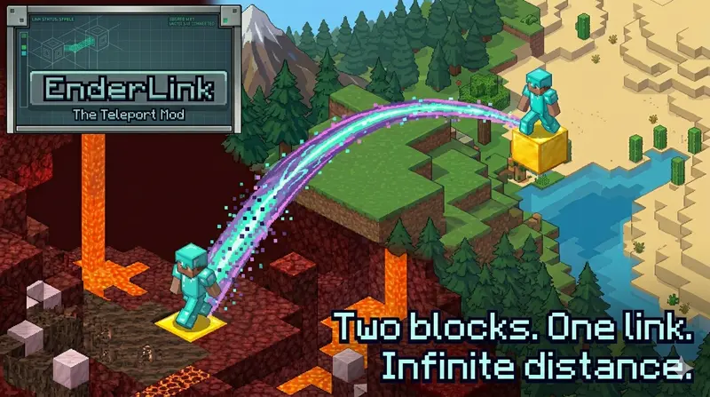 Two blocks. One link. Infinite distance.