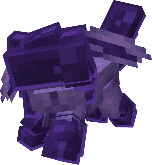 A purple quadruped, the head, tail, and paws appear to be oozing liquid