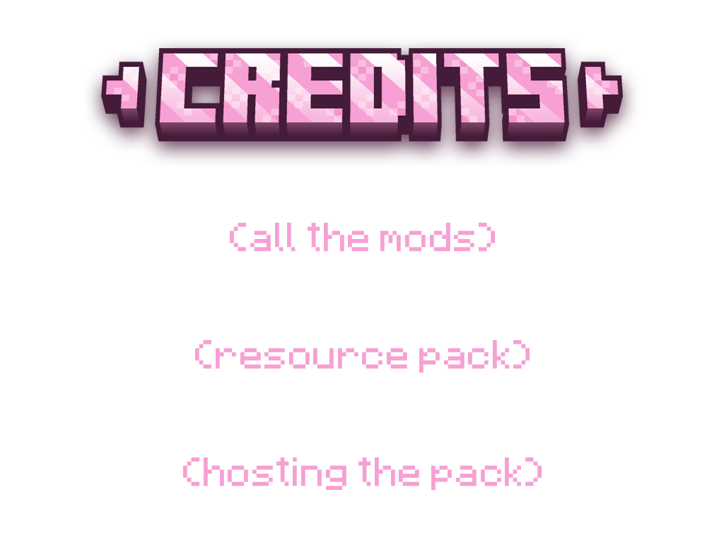 Credits Section
