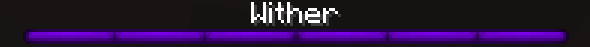 Wither Boss Bar
