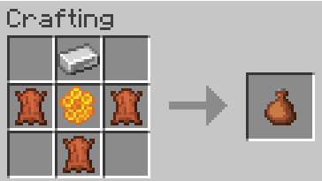 Three leather, one honeycomb, one iron ingot