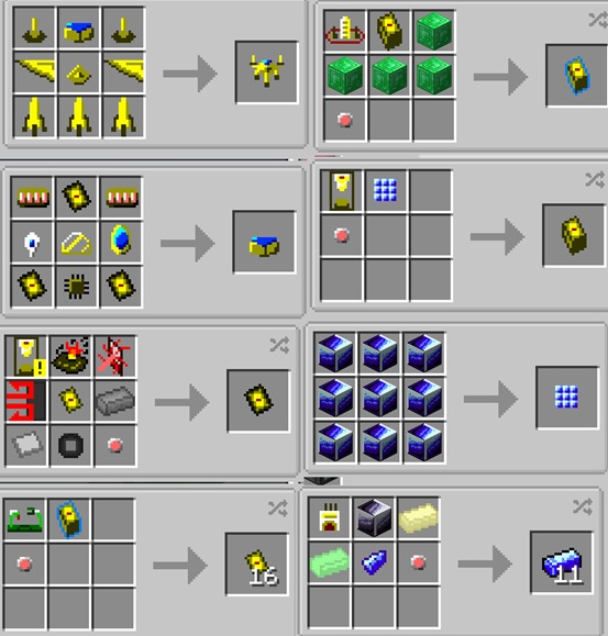 Part of the spaceship recipe
