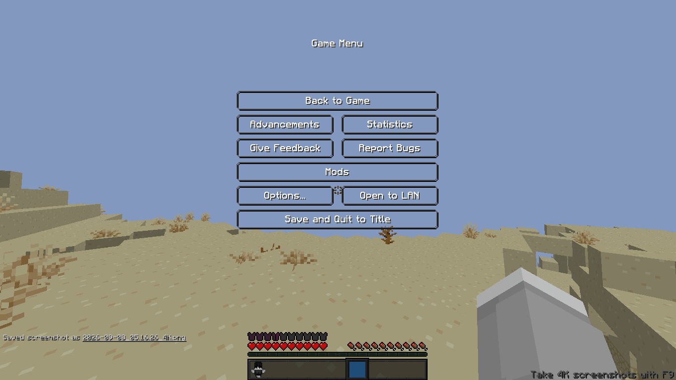 Custom GUI.