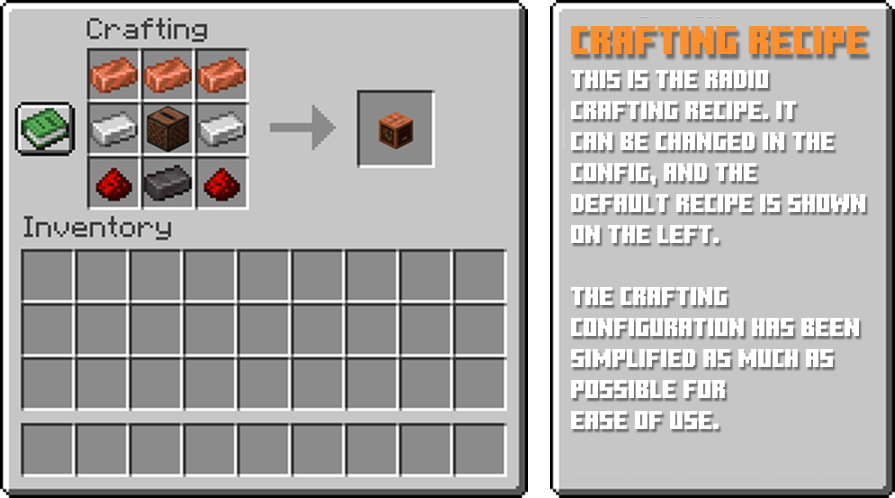 Crafting Recipe